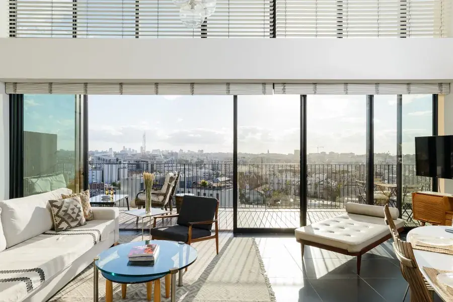 A terrace kept in order between the owner's visits